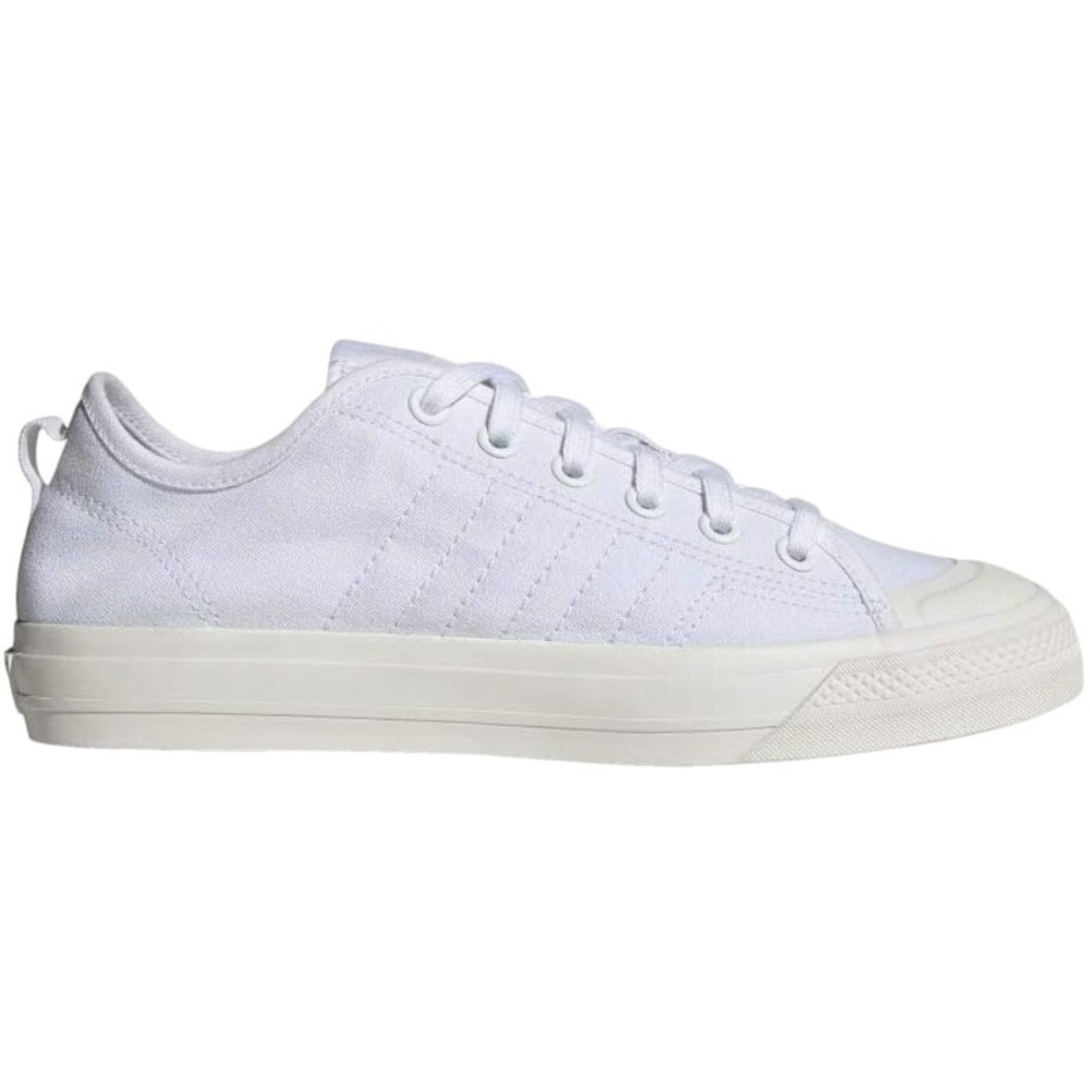Adidas NIZZA RF Canvas Low Top White Men's Sneakers Size 8.5‎